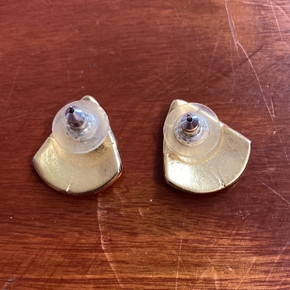 Vintage Enamel Earrings - Picture 2 of 3